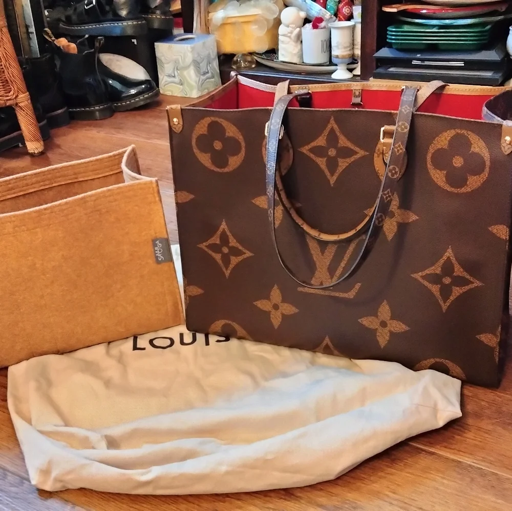 Louis Vuitton On-the-Go GM reverse monogram original design w/ Samorga o… - Picture 5 of 16